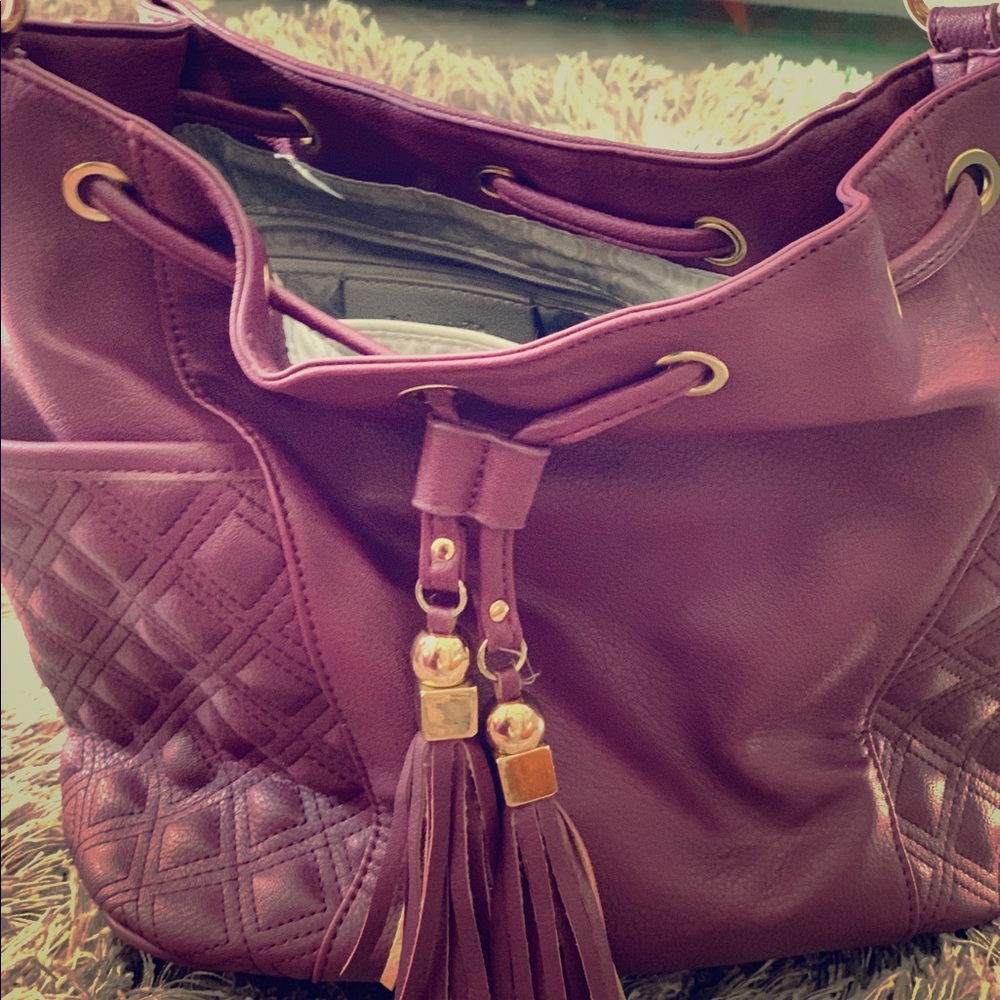 Purple charming Charlie shoulder bag